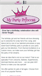 Mobile Screenshot of mypartyprincess.com